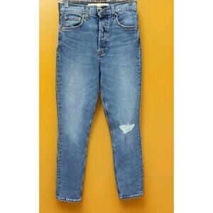 GRLFRND The Piper super high rise stretch slim crop prospect park new SZ 26 A103